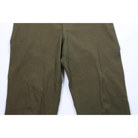 Vtg 50s Korean War Mens Medium Distressed Wool M1951 Field Trousers Pants USA